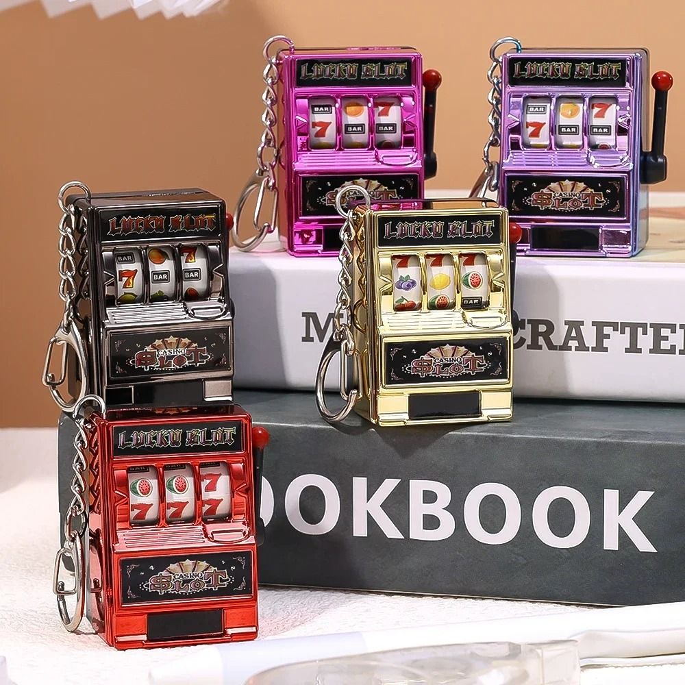 Fruit Slot Machine - Mini gokkast sleutelhangers creatieve arcade zakfruit