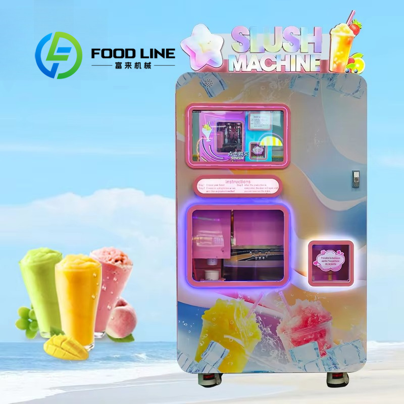 Slushie Machine Vending - Instelbare Slushie-automaat met flexibele siroop-watermixverhouding, aanpasbare