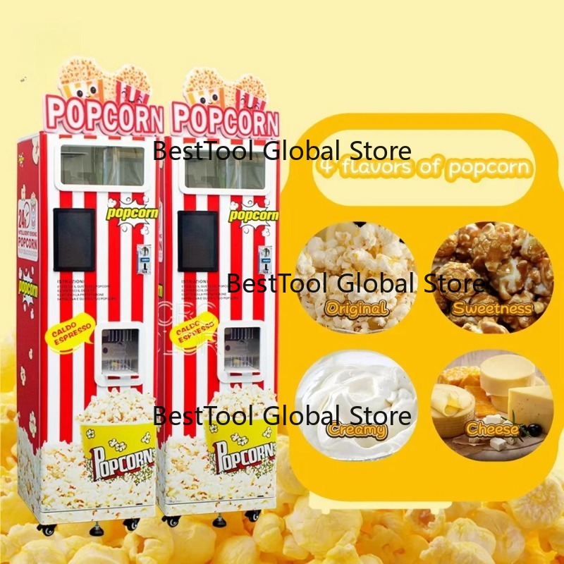 Popcorn Vending Machine - Meestverkochte populaire popcornmachine, volautomatische popcornverkoopautomaat voor