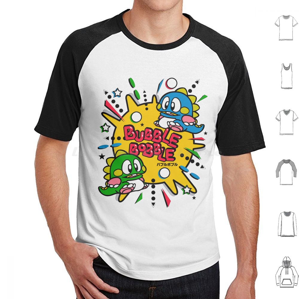 Arcade No - Bubble Bobble T-shirt Mannen Vrouwen Kinderen