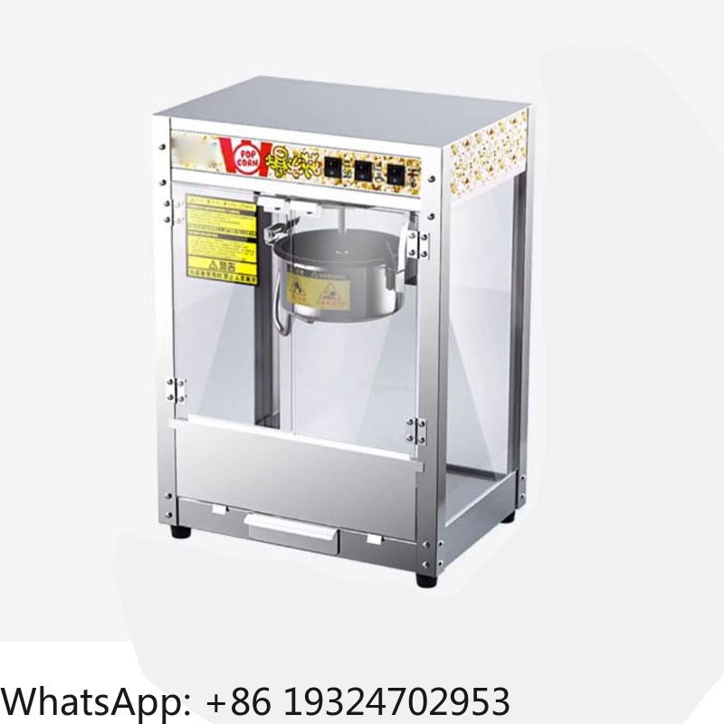 Popcorn Vending Machine - Volledig Automatische Commerciële Popcornmachine 220/110V RVS