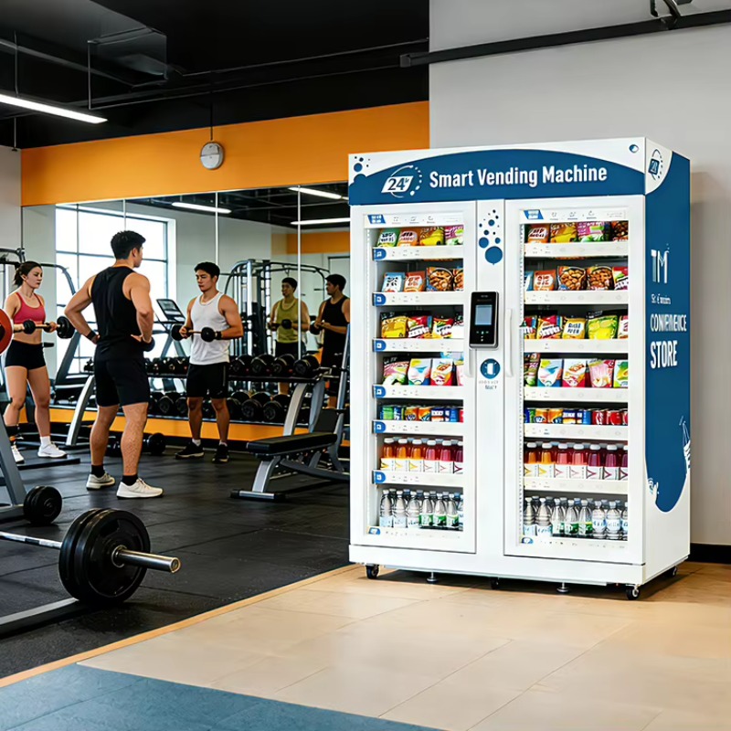 Open Vending Machine - AI Slimme Koelkast EU/VS Contactloos Grote