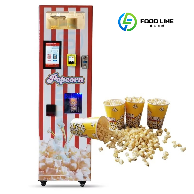 Popcorn Vending Machine - Bioscoop Snack Automaat/24 UUR Zelfbediening Nieuw