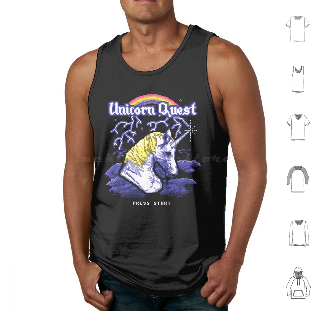 Arcade Quest - Unicorn Quest Tanktops Vest Mouwloos Uni