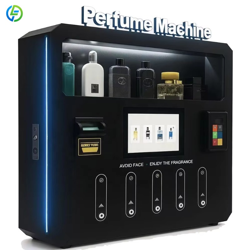 Arcade Card Vending Machine - Aangepaste Canada automatische aangepaste blauwe parfumspuitautomaat