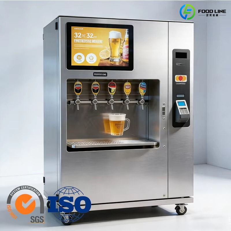 Candy Vending Machine - Zelfbedieningsautomaat voor metaalbier, SDK, cloudgebaseerd beheer,