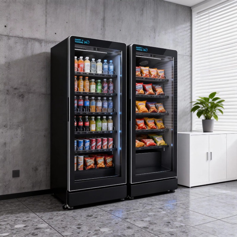 Open Vending Machine - Slimme AI Combo Vendingautomaat Digitale Kiosk