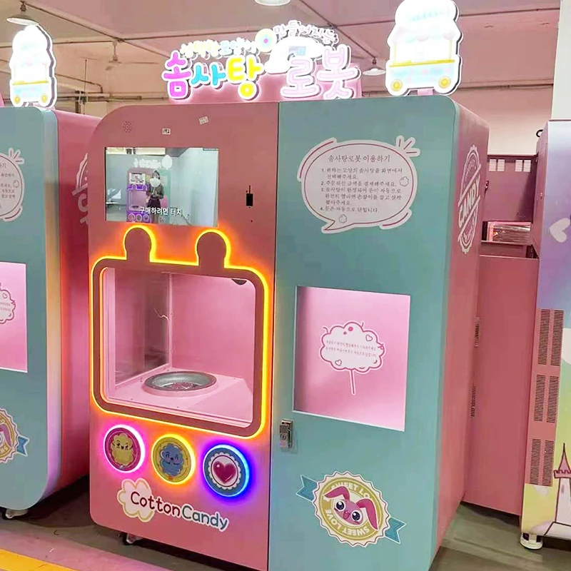 Popcorn Vending Machine - Hoge kwaliteit suikerspin automaat Elektrische verwarming