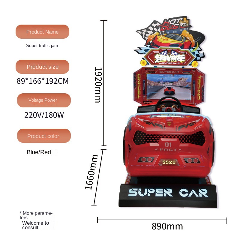 Racing Arcade Cabinet - Muntbediende arcade gameautomaat 26