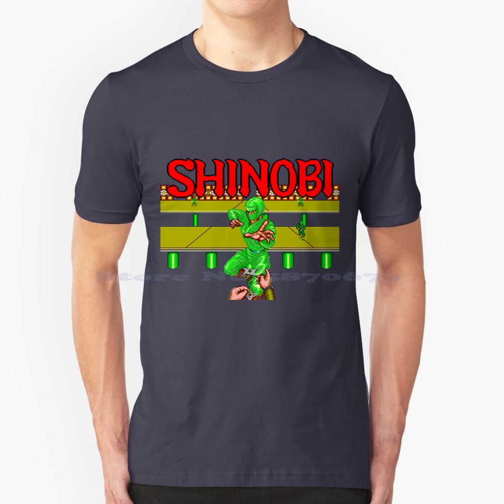 Arcade No - Shinobi T-Shirt 100% Katoenen T-Shirt Shinobi