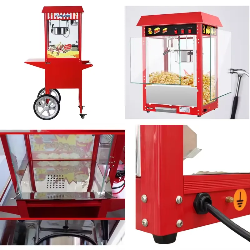 Hetelucht popcornmachine voor  - Popcorn Vending Machine recensie en prijs