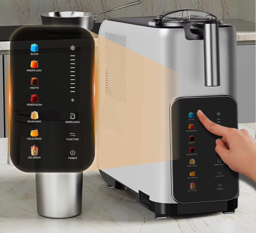 Populaire nieuwe elektrische f - Slushie Machine Vending recensie en prijs
