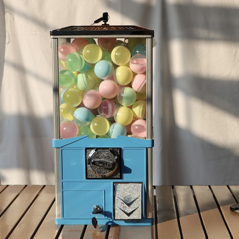 Vierkante tafelmodel Gashapon  - Prize Capsule Toy Machine recensie en prijs