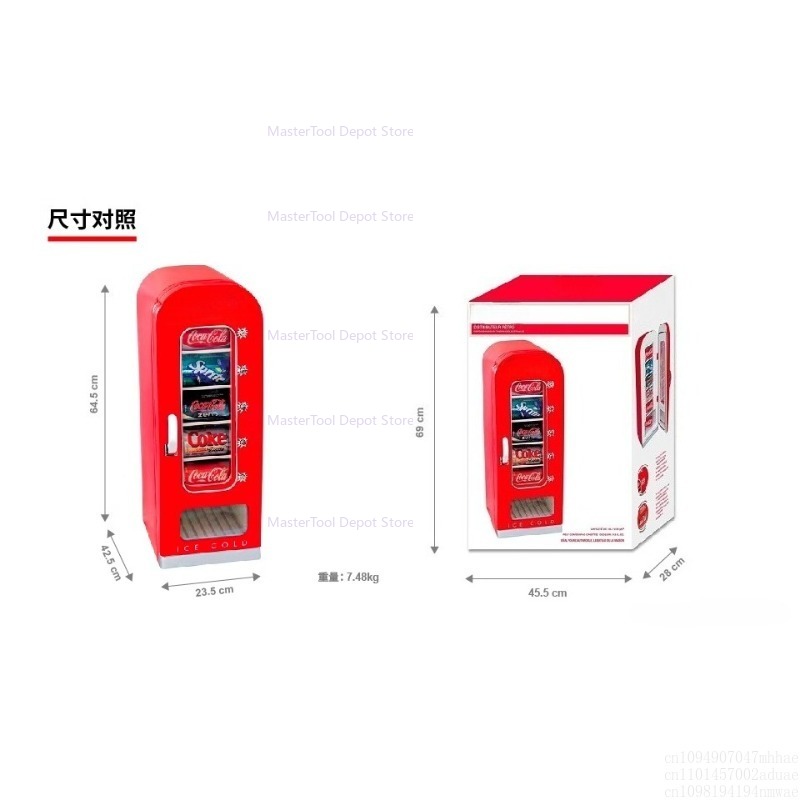 Mini-automaat 10-blikjes pop-u - Popcorn Vending Machine recensie en prijs