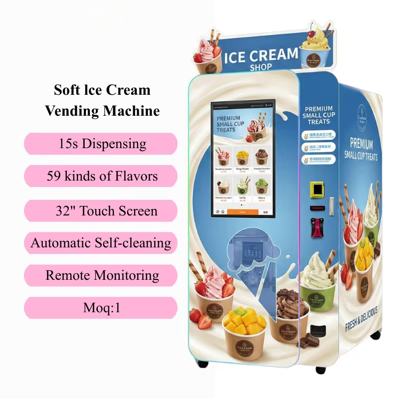 Geavanceerde softijsautomaat,  - Popcorn Vending Machine recensie en prijs