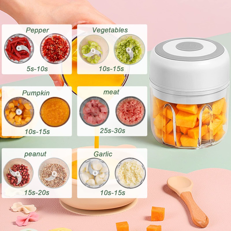 250ML elektrische knoflookmole - Fruit Slot Machine recensie en prijs