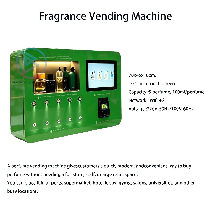 Wandgemonteerde parfumautomaat - Open Vending Machine recensie en prijs