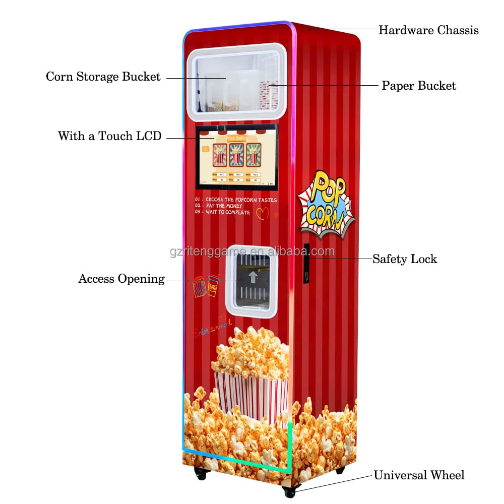 Professionele, op maat gemaakt - Popcorn Vending Machine recensie en prijs
