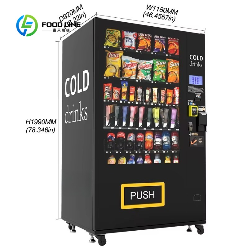 Klantspecifieke OEM ODM snack- - Open Vending Machine recensie en prijs