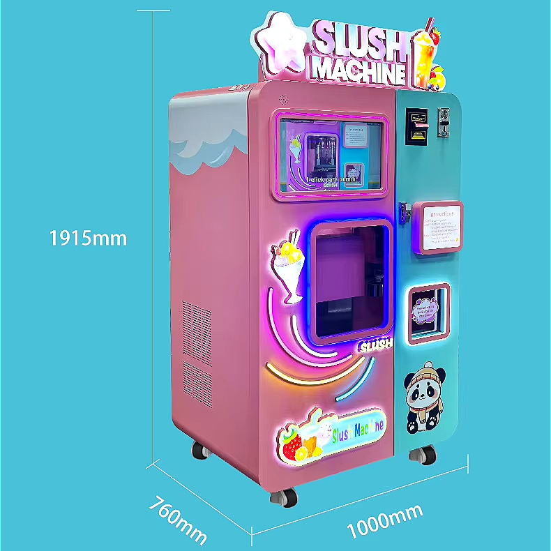 IJssnijmachine, bevroren drank - Slushie Machine Vending recensie en prijs