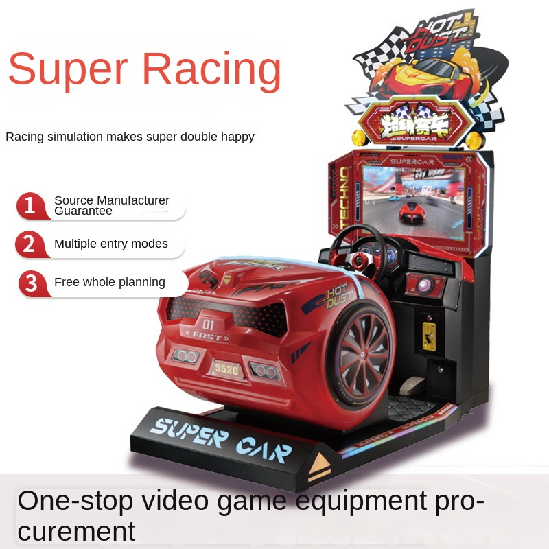 Muntbediende arcade gameautoma - Racing Arcade Cabinet recensie en prijs