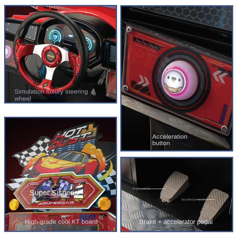 Muntbediende arcade gameautoma - Racing Arcade Cabinet recensie en prijs